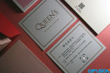 Customizable Letterpress Printed Business Card
