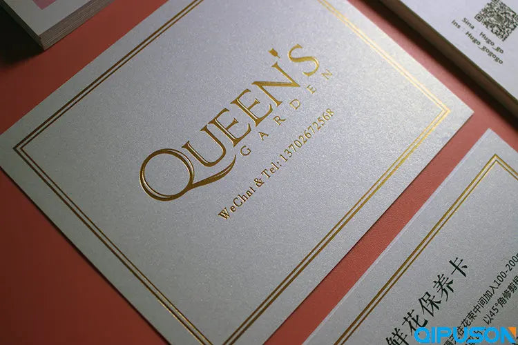 Customizable Letterpress Printed Business Card