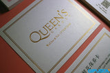 Customizable Letterpress Printed Business Card
