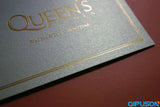 Customizable Letterpress Printed Business Card
