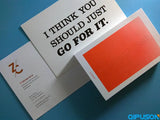 Customized Letterpress Business Card Printing GXK001