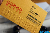 Customized Letterpress Business Card Printing