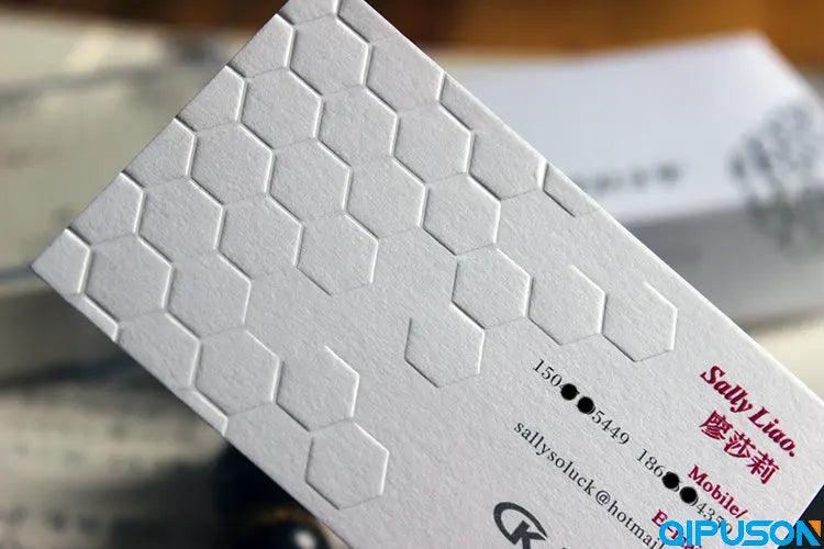 Customized Letterpress Business Card Printing