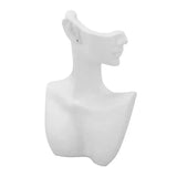 Earrings Holder Organizer Mannequin Stand Medium Resin Stable Bust for Necklace