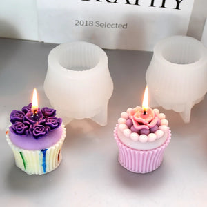 Buttercake Cup Shape Candle Mold Baking Supplies