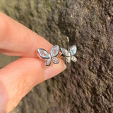 5MM Natural Topaz Stud Earrings 925 Sterling Silver Jewelry Gift