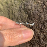 5MM Natural Topaz Stud Earrings 925 Sterling Silver Jewelry Gift