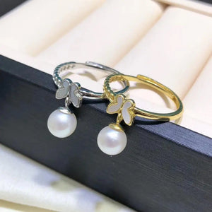 Butterfly 925 Sterling Silver Ring Settings Adjustable Ring Findings