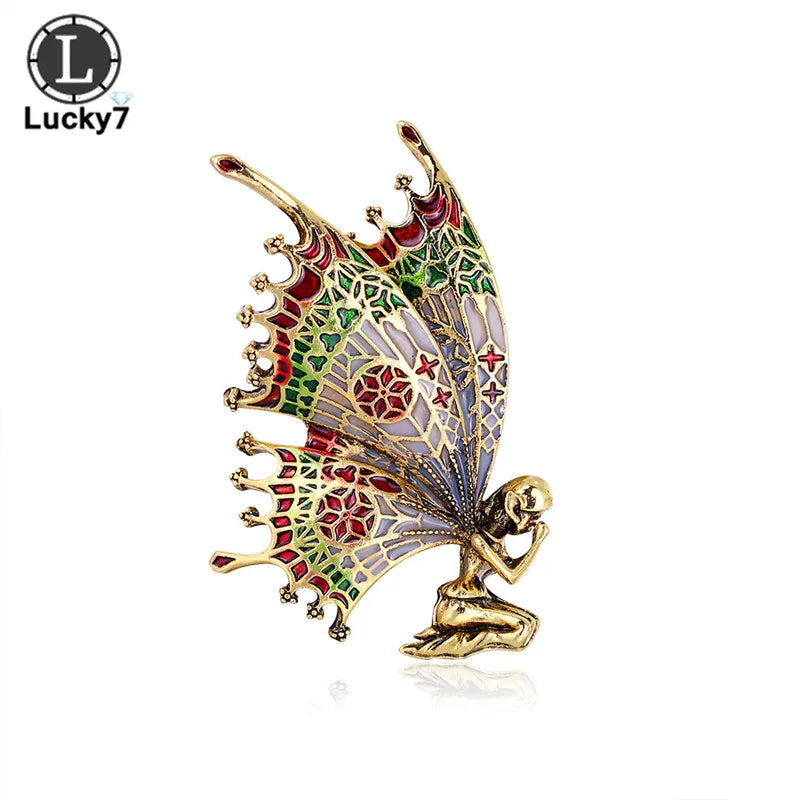 Butterfly Angel Brooch Personality Temperament Clothing Accessories