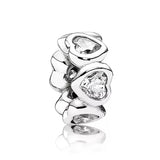 Butterfly Daisy Flower Spacer Bead Fit Europe Bracelet 925 Sterling Silver Charm