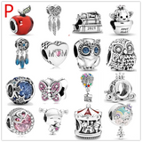 Butterfly Bead Charm Fits Snake Chain Bracelet PAN Series-4