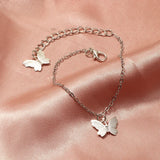 Butterfly Bracelet Punk Boho Charm Stainless Steel Accessories