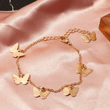 Butterfly Bracelet Punk Boho Charm Stainless Steel Accessories