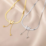 Butterfly Choker Women Stainless Steel Necklace