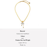 Butterfly Choker Women Stainless Steel Necklace
