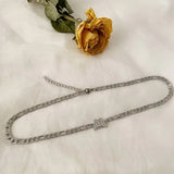 Butterfly Choker Necklace for Women Girl Stainless Steel Rhinestone Charms