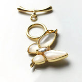 Butterfly Clasps OT Shape For DIY Jewelry Seawater Shell