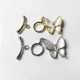 Butterfly Clasps OT Shape For DIY Jewelry Seawater Shell