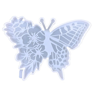 Butterfly Coaster Crystal Epoxy Resin Mold Cup Mat Mug Pad Silicone Mould