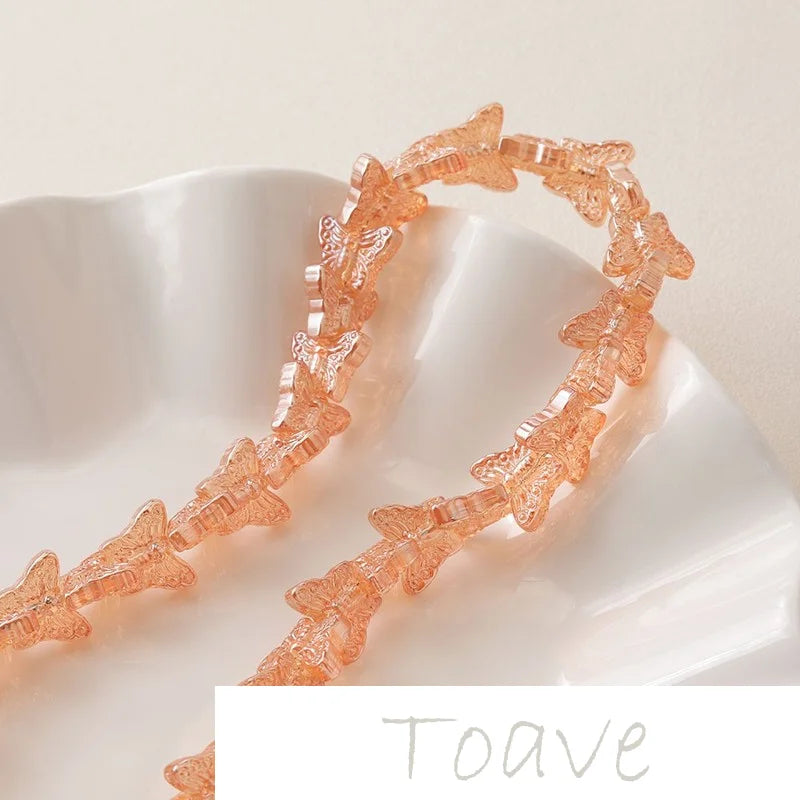 Butterfly Glass Beads for Earrings and Necklaces