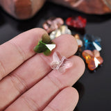 Butterfly Crystal 12*14mm Glass Beads 50pcs