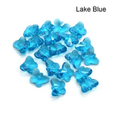 Butterfly Crystal 12*14mm Glass Beads 50pcs