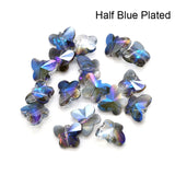 Butterfly Crystal 12*14mm Glass Beads 50pcs