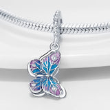 Butterfly Dragonfly Dangle Charm Beads for MULA Bracelet Necklace