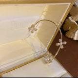 Butterfly Earrings No Piercing Chain Accesories for Women Navidad