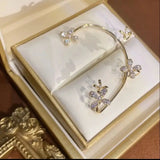 Butterfly Earrings No Piercing Chain Accesories for Women Navidad