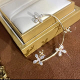 Butterfly Earrings No Piercing Chain Accesories for Women Navidad