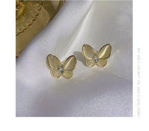 Butterfly Earrings French Style Hot Earrings Female