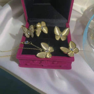 Butterfly Earrings French Style Hot Earrings Female