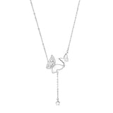 Butterfly Tassel Necklace Collar Chain Pendant Jewelry