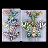 Butterfly Epoxy Resin Mold Moth Wall DIY Decoration Handicraft Accessories