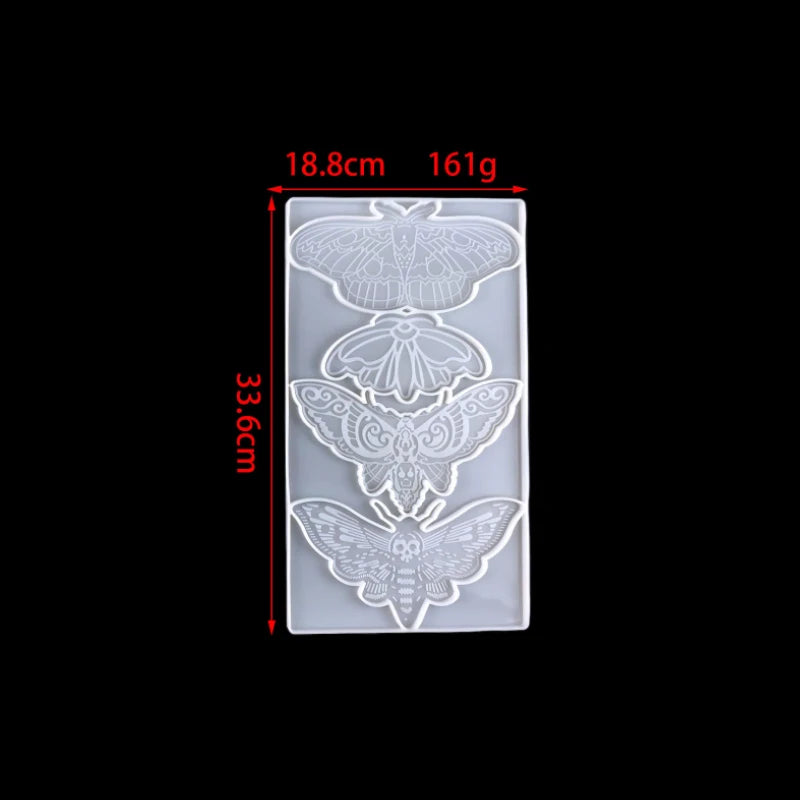 Butterfly Epoxy Resin Mold Moth Wall DIY Decoration Handicraft Accessories