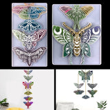 Butterfly Epoxy Resin Mold Moth Wall DIY Decoration Handicraft Accessories