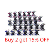 Crystal Butterfly Hairpins Hair Claw Clips Wedding Headdress Crab