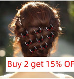 Crystal Butterfly Hairpins Hair Claw Clips Wedding Headdress Crab