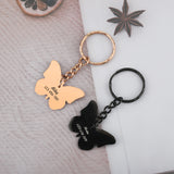 Butterfly Keychain Name Insect Car Female Bag Pendant Phone Pendant Jewelry Gift