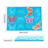 Butterfly Keychain Silicone Mold with Keyring for DIY Keychain
