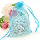 Butterfly Lake Bronzing Organza Jewelry Bags 100pcs/lot