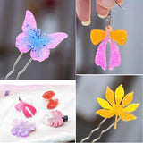 Butterfly Leaves Bow Earring Pendant Silicone Mold DIY Charms Key Chain Mould