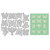 Butterfly Metal Cutting Dies 12 Butterflies Cuts Die Embossing Stencils