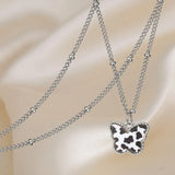 Geometric Butterfly Pendant Necklace Chain Statement Bijoux Femme