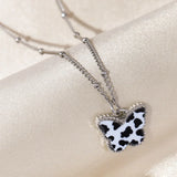 Geometric Butterfly Pendant Necklace Chain Statement Bijoux Femme