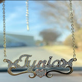 Butterfly Necklace Name Necklace - Personalized Jewelry Stainless Steel Necklace