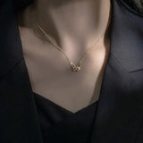 Butterfly Pendant Necklace Women Clavicle Chains Korea Accessories