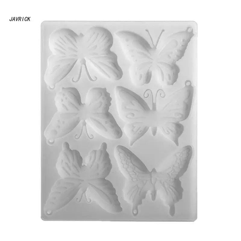 Butterfly Resin Mold DIY Jewelry Casting Mold with Holes