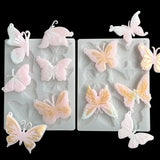 Butterfly Resin Mold DIY Jewelry Casting Mold with Holes